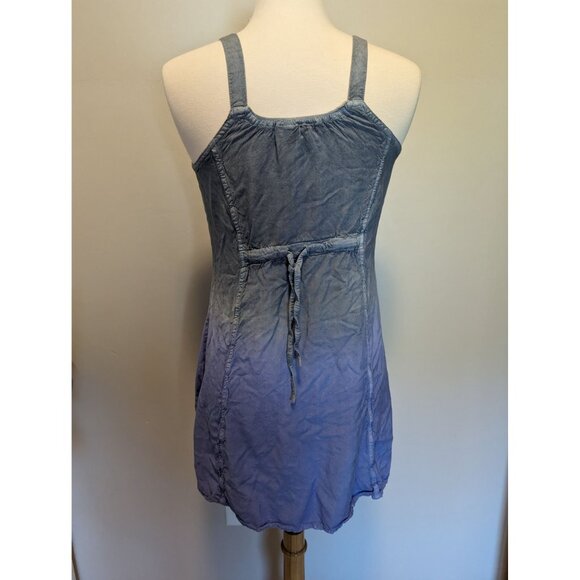 Rainforest Cafe Womens Blue & Purple Medium Tank Dress With Embellished Detail - Picture 3 of 3
